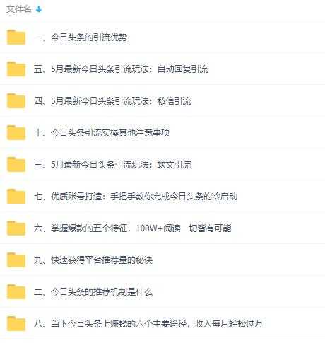 图片[2]-今日头条引流技术2.0，打造爆款稳定引流的玩法视频教程-职场创业讲堂