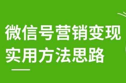 图片[1]-徐悦佳《微信号营销变现实用方法思路》朋友圈刷屏裂变方法-职场创业讲堂